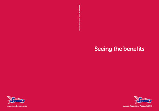 Thumbnail Speedy Hire Annual Report 2011