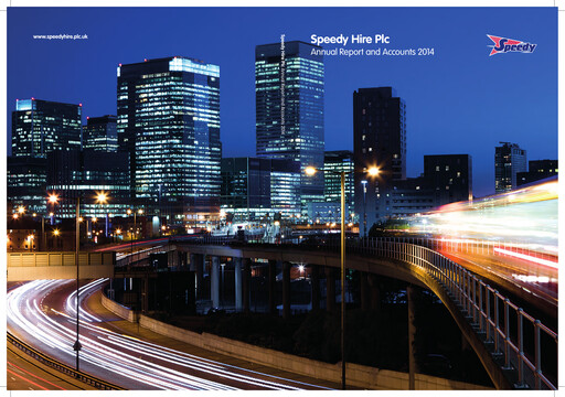 Thumbnail Speedy Hire Annual Report 2014
