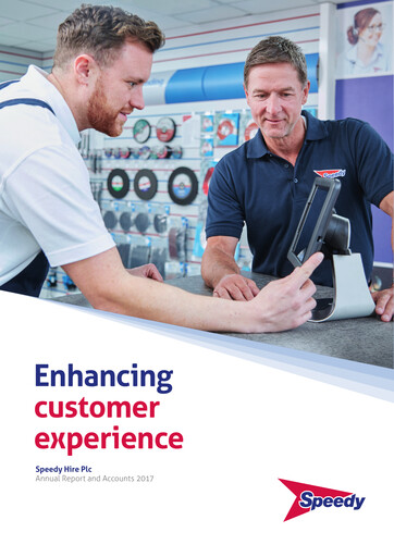 Thumbnail Speedy Hire Annual Report 2017