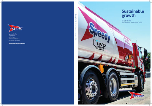 Thumbnail Speedy Hire Annual Report 2021