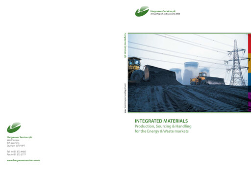 Miniature Hargreaves Services Rapport annuel 2008