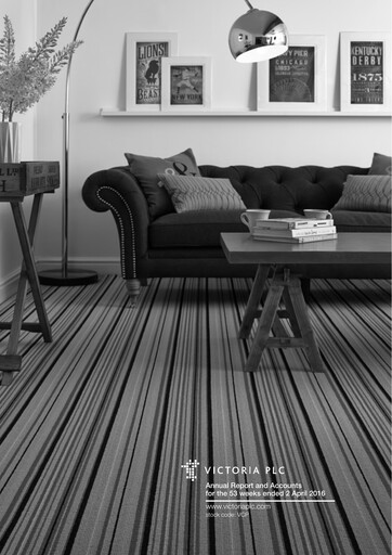 Thumbnail Victoria PLC Annual Report 2016