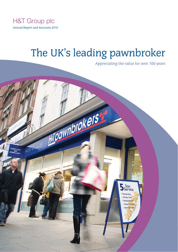 Miniature H&T Group plc Rapport annuel 2010