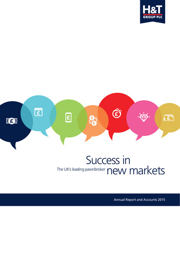 Miniature H&T Group plc Rapport annuel 2015