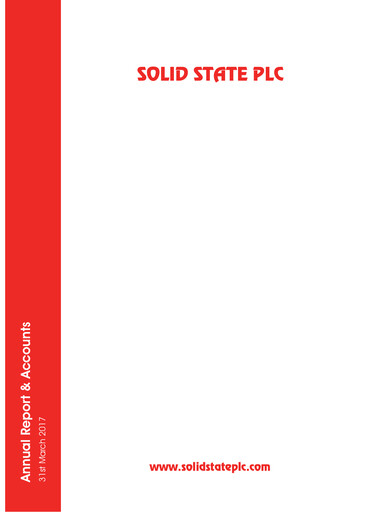 Thumbnail Solid State Group Annual Report 2017