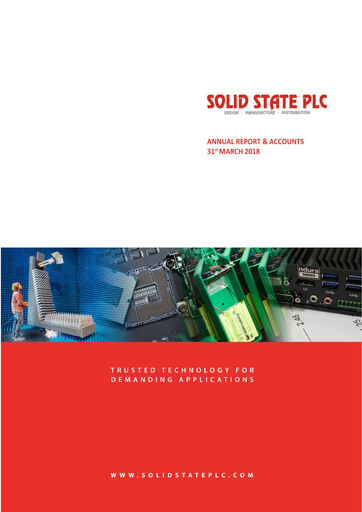 Thumbnail Solid State Group Annual Report 2018