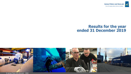 Vorschaubild James Fisher and Sons Finanzbericht 2019