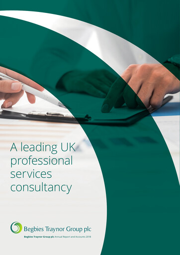 Thumbnail Begbies Traynor Group Annual Report 2018