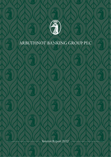 Thumbnail Arbuthnot Banking Group Half-year Report 2022-h1