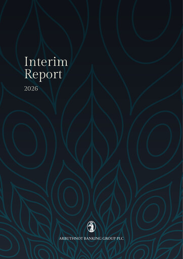 Thumbnail Arbuthnot Banking Group Half-year Report 2026-h1
