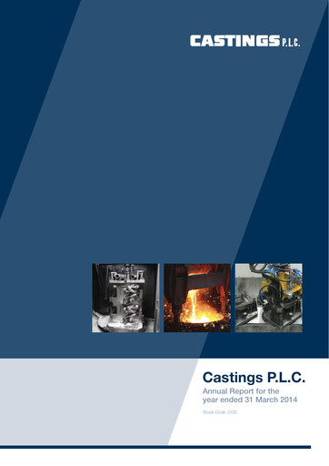 Thumbnail Castings P.L.C. Annual Report 2014
