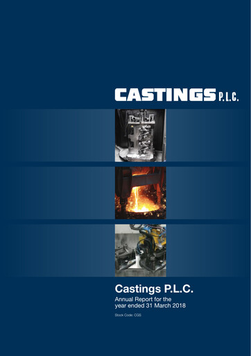 Thumbnail Castings P.L.C. Annual Report 2018