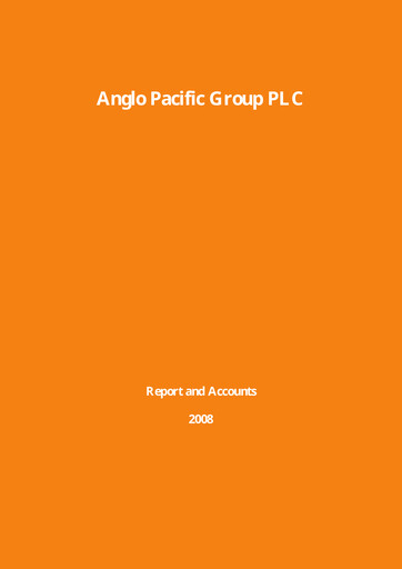 Thumbnail Ecora Resources Annual Report 2008