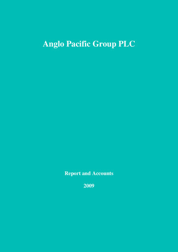 Thumbnail Ecora Resources Annual Report 2009