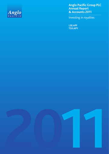 Thumbnail Ecora Resources Annual Report 2011