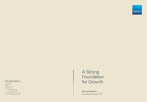 Thumbnail Ecora Resources Annual Report 2013