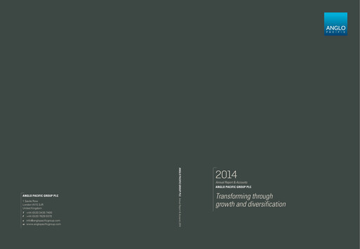 Thumbnail Ecora Resources Annual Report 2014