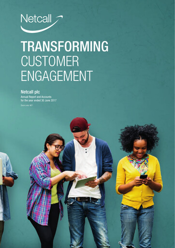 Thumbnail Netcall Annual Report fy2017
