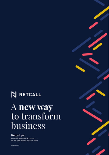 Thumbnail Netcall Annual Report fy2020