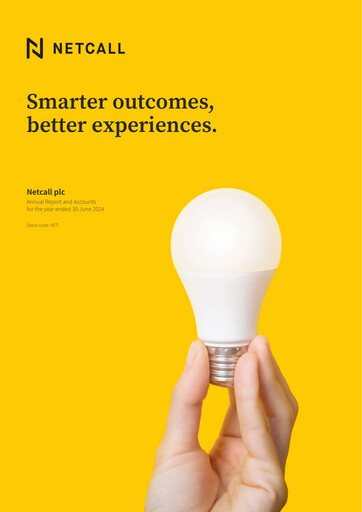 Thumbnail Netcall Annual Report fy2024