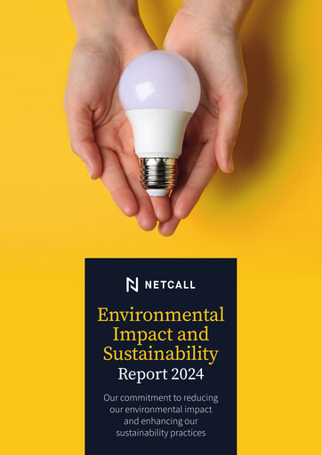 Thumbnail Netcall Sustainability Report 2024