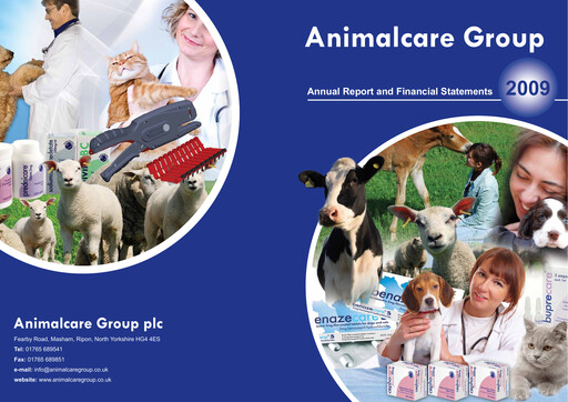 Thumbnail Animalcare Group Annual Report 2009