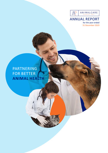 Thumbnail Animalcare Group Annual Report 2019