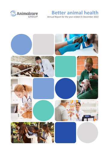 Thumbnail Animalcare Group Annual Report 2022