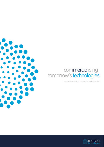 Thumbnail Mercia Asset Management Annual Report 2015