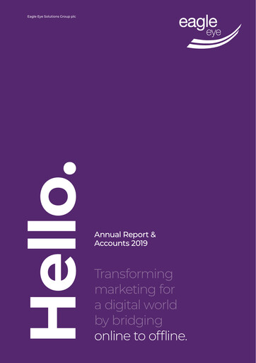 Thumbnail Eagle Eye Solutions Group Annual Report 2019