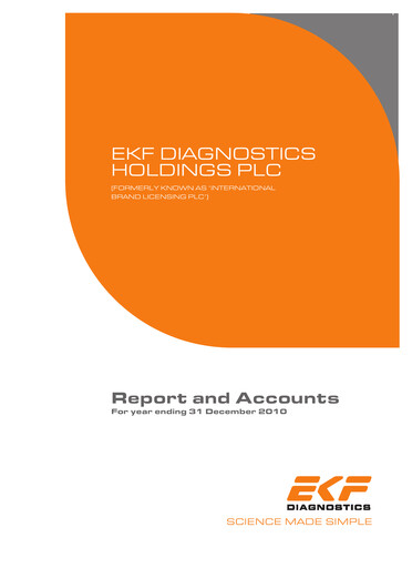 Thumbnail EKF Diagnostics Annual Report 2010