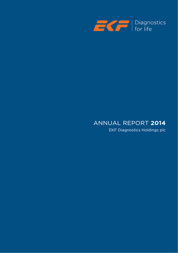 Thumbnail EKF Diagnostics Annual Report 2014