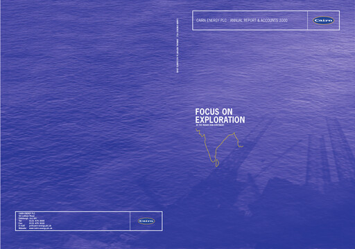 Thumbnail Capricorn Energy Annual Report 2000