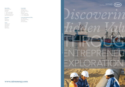 Thumbnail Capricorn Energy Annual Report 2010