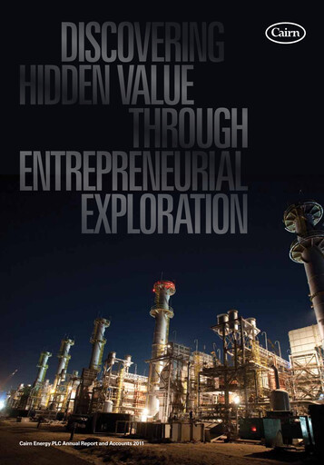 Thumbnail Capricorn Energy Annual Report 2011