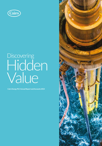 Thumbnail Capricorn Energy Annual Report 2013