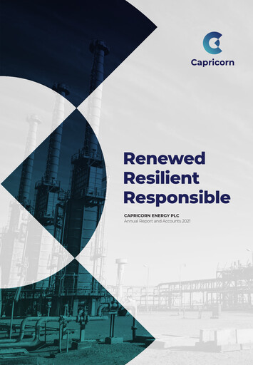 Thumbnail Capricorn Energy Annual Report 2021
