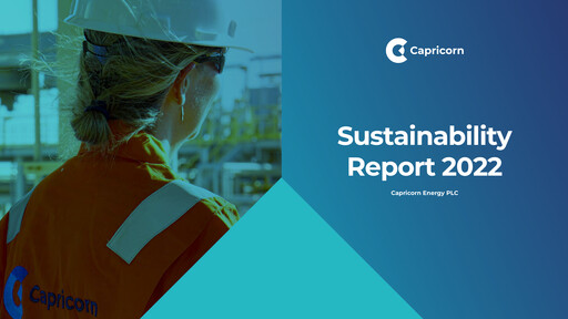 Thumbnail Capricorn Energy Sustainability Report 2022