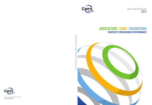Miniature Carr's Group Rapport annuel 2015