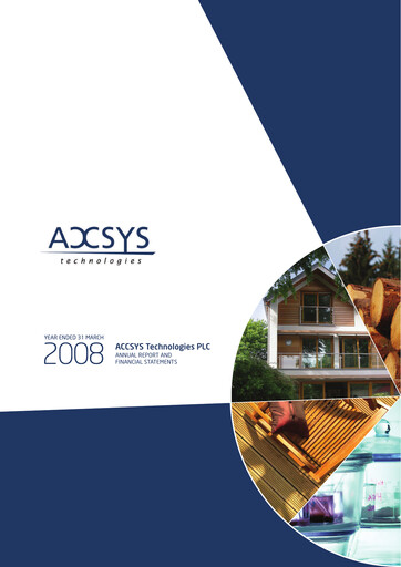 Thumbnail Accsys Technologies Annual Report 2008