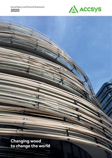 Thumbnail Accsys Technologies Annual Report 2020