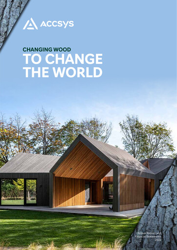 Thumbnail Accsys Technologies Annual Report 2022