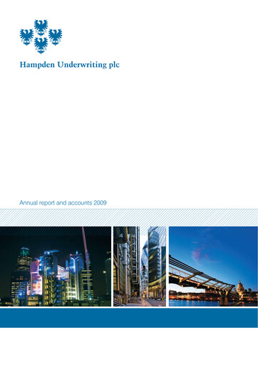Miniature Helios Underwriting Rapport annuel 2009