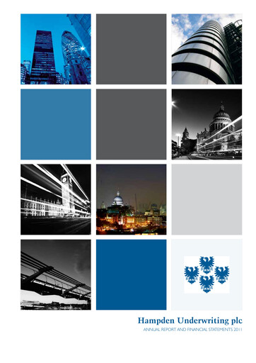 Miniature Helios Underwriting Rapport annuel 2011