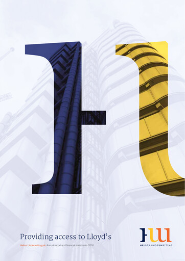 Miniature Helios Underwriting Rapport annuel 2016