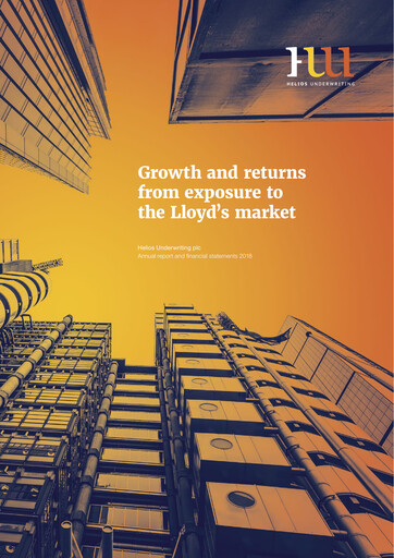 Miniature Helios Underwriting Rapport annuel 2018