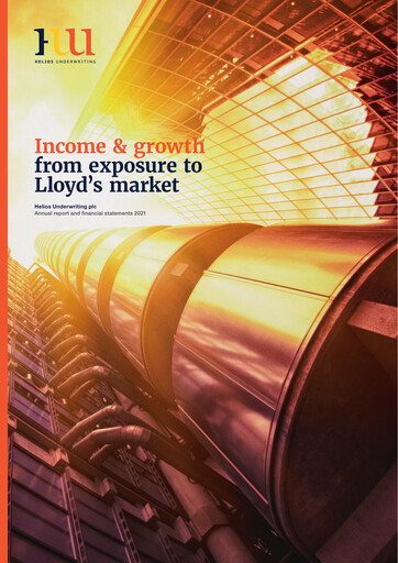 Miniature Helios Underwriting Rapport annuel 2021