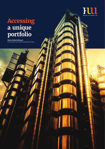 Miniature Helios Underwriting Rapport annuel 2022