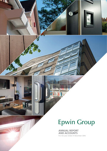Thumbnail Epwin Group Annual Report 2016