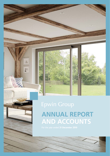 Thumbnail Epwin Group Annual Report 2019